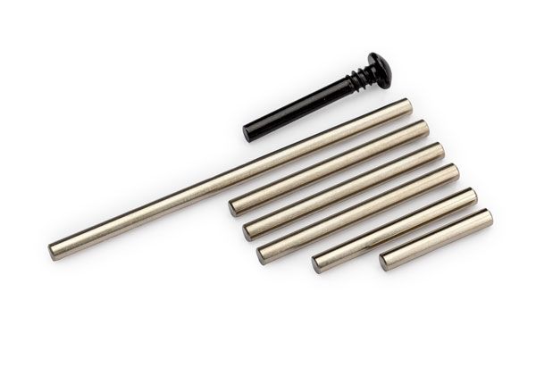 Traxxas Suspension pin set, rear (left or right) (hardened steel)
