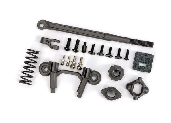 Traxxas Brake linkage/ servo horn, front/ mounting hardware