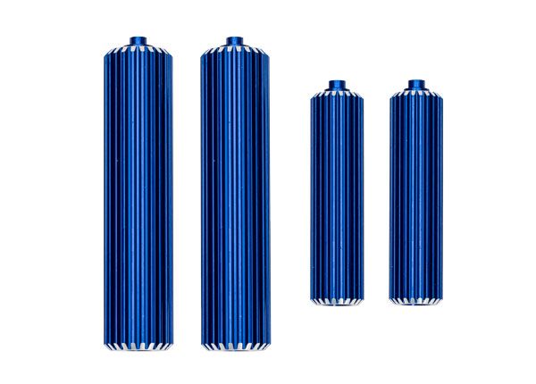 Traxxas Reservoirs, shocks (6061-T6 aluminum, blue-anodized)