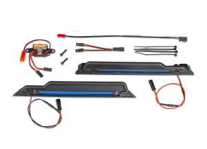 Traxxas LED light kit, blue, complete (underbody)