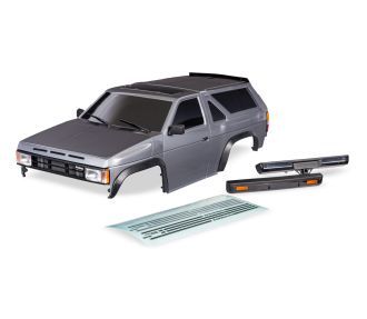 Traxxas Body, 1988 Nissan Pathfinder complete - silver