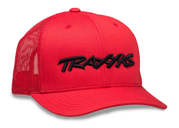 Traxxas Logo Hat Curve Bill Red - Click Image to Close