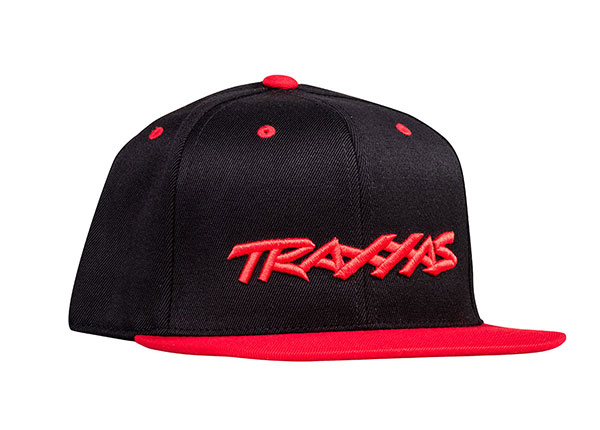 Traxxas Snap Hat Flat Bill Black/Red