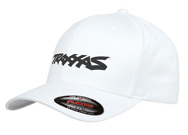 Traxxas Logo Hat White Large/XL - Click Image to Close