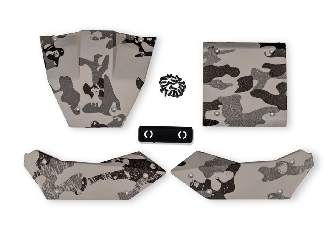 Traxxas TXC-4M Body Panels - Snow Camo
