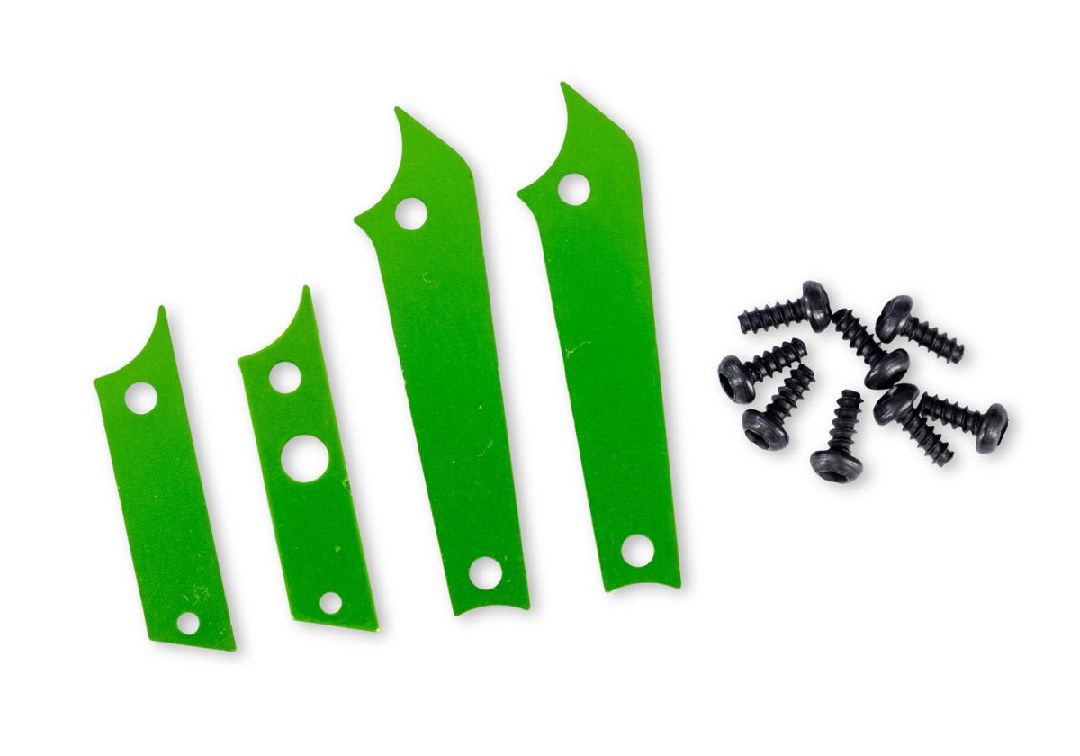 Traxxas TXC-4M Aluminum Chassis Panel Insert Set - Green