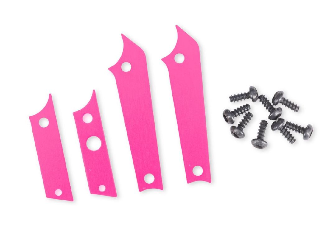 Traxxas TXC-4M Aluminum Chassis Panel Insert Set - Pink