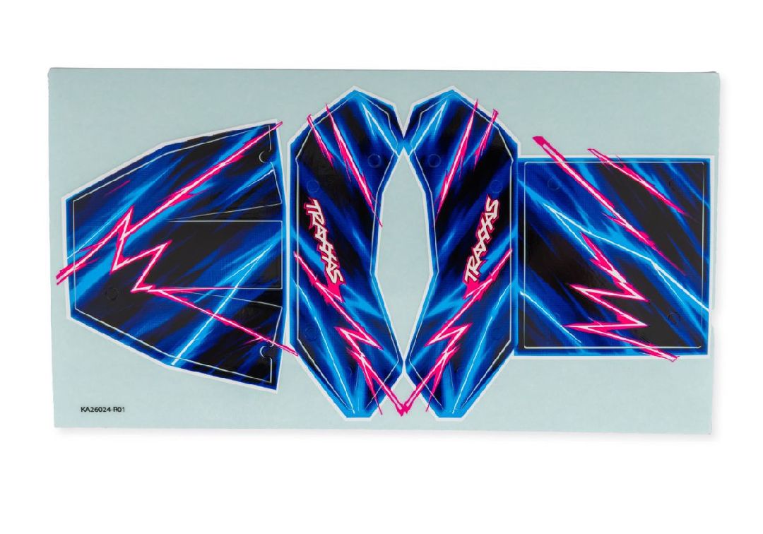 Traxxas TXC-4M Body Decals - Blue