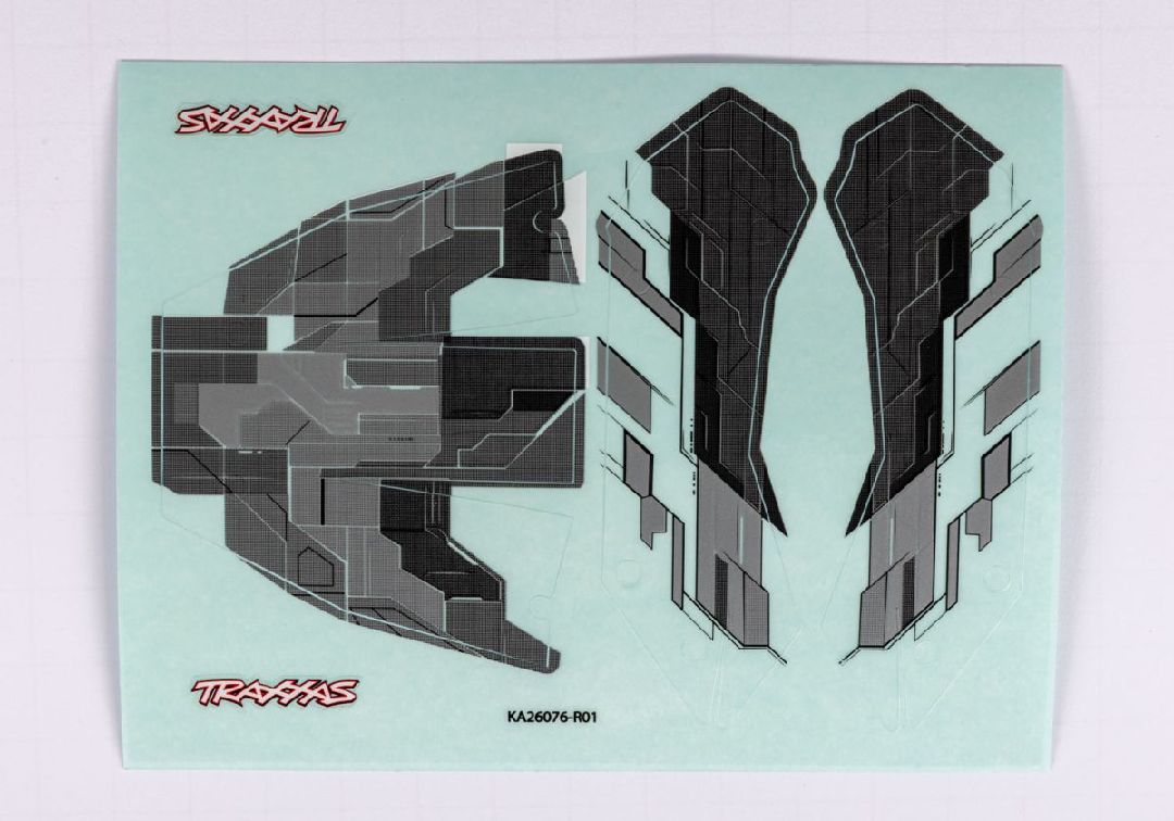 Traxxas TXC-4M Body Decals - Gray