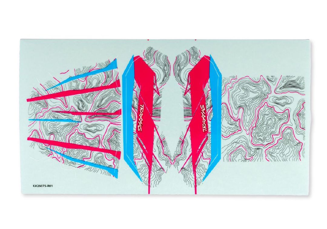 Traxxas TXC-4M Body Decals - Pink