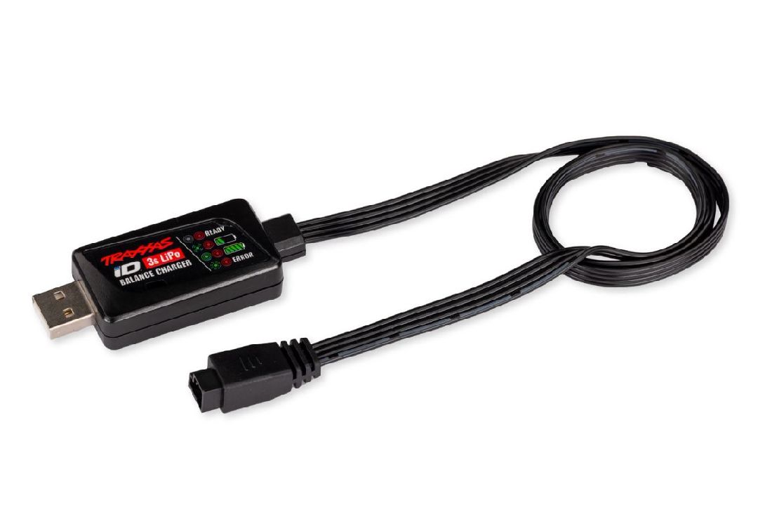 Traxxas USB Charger, iD Balance (3-cell 11.1 volt LiPo)