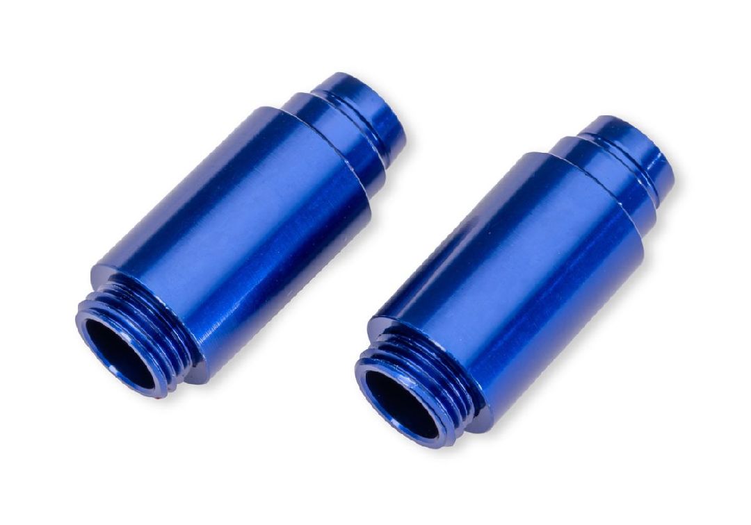 Traxxas Aluminum GTM Pro Shock Bodies 6061-T6 - Blue (2)