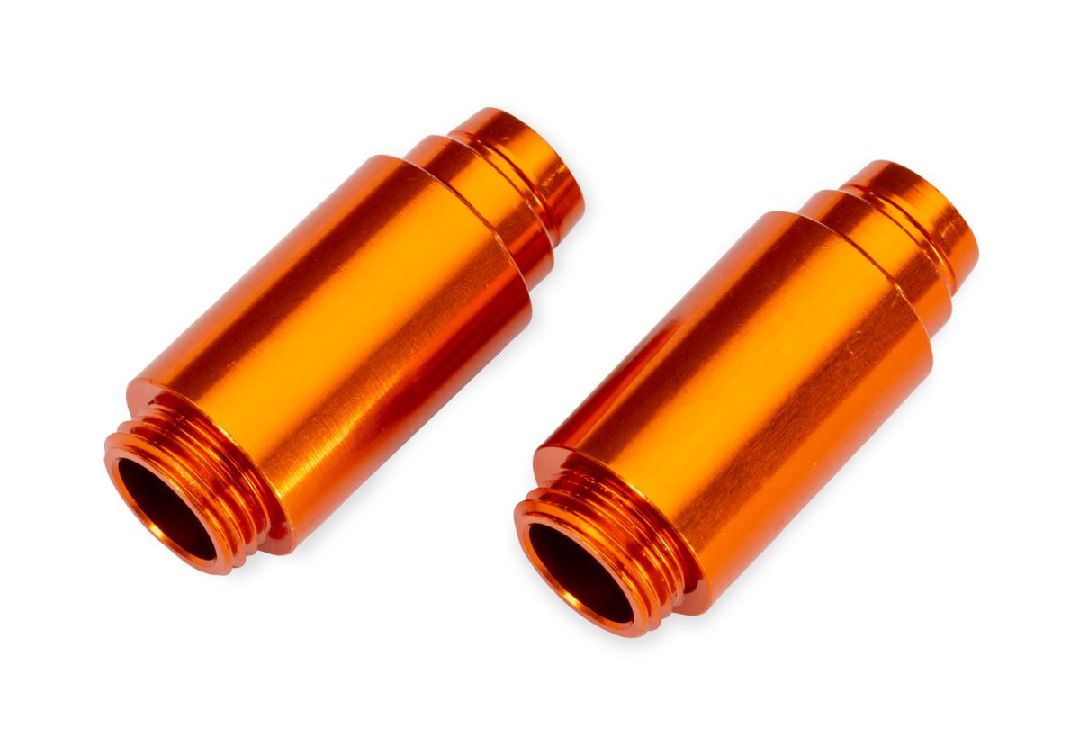 Traxxas Aluminum GTM Pro Shock Bodies 6061-T6 - Orange (2)
