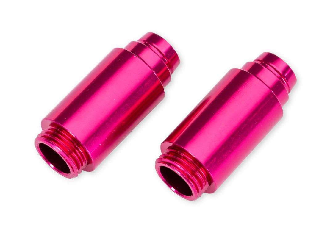Traxxas Aluminum GTM Pro Shock Bodies 6061-T6 - Pink (2)