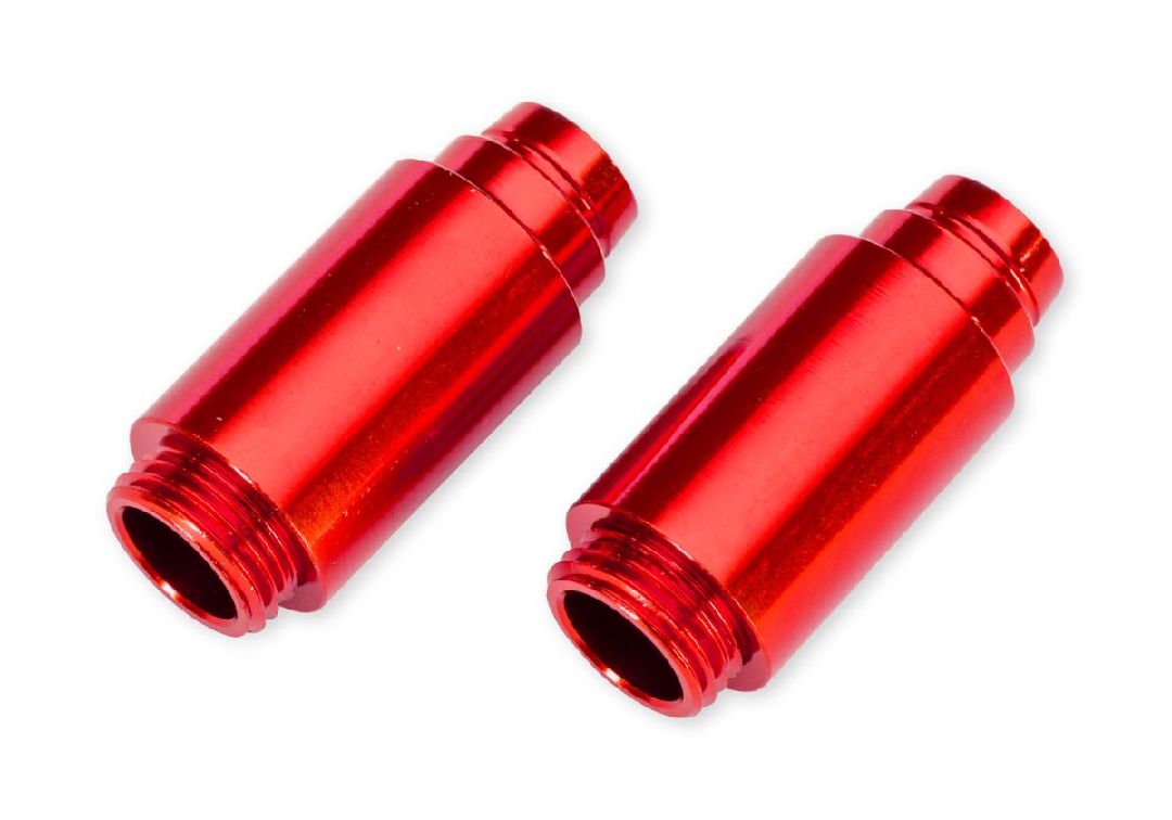 Traxxas Aluminum GTM Pro Shock Bodies 6061-T6 - Red (2)