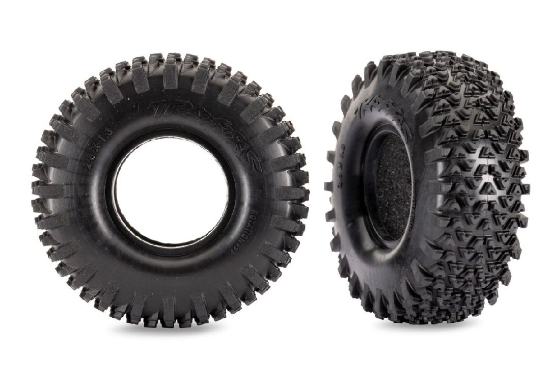 Traxxas Stone Claw Tires (2)/ Foam Inserts (2) 1.3" x 2.8"