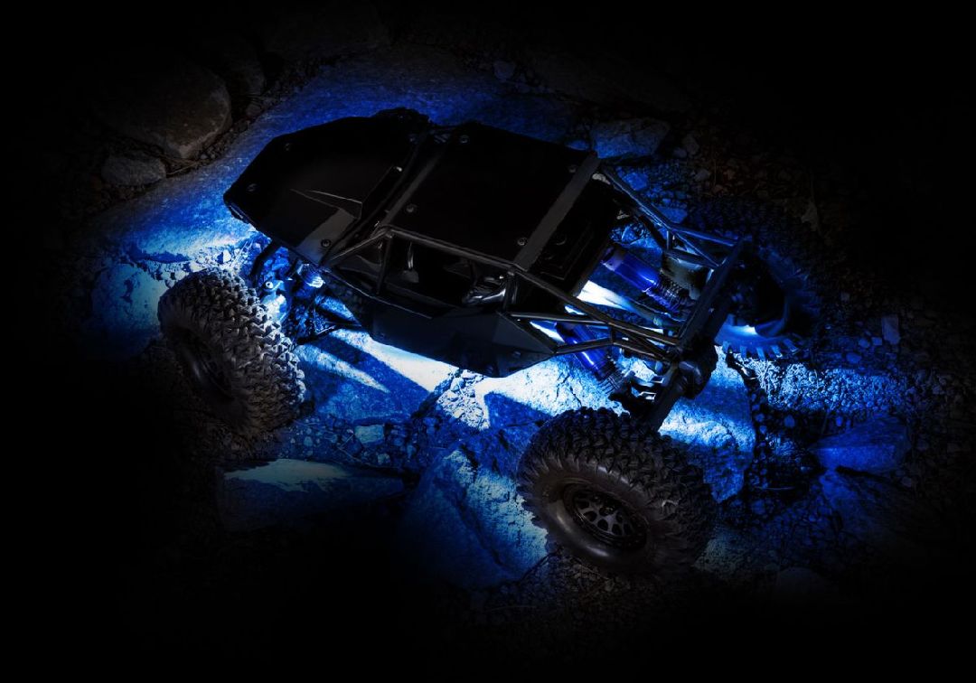 Traxxas TXC-4M Rock Lights Light Harness - Blue