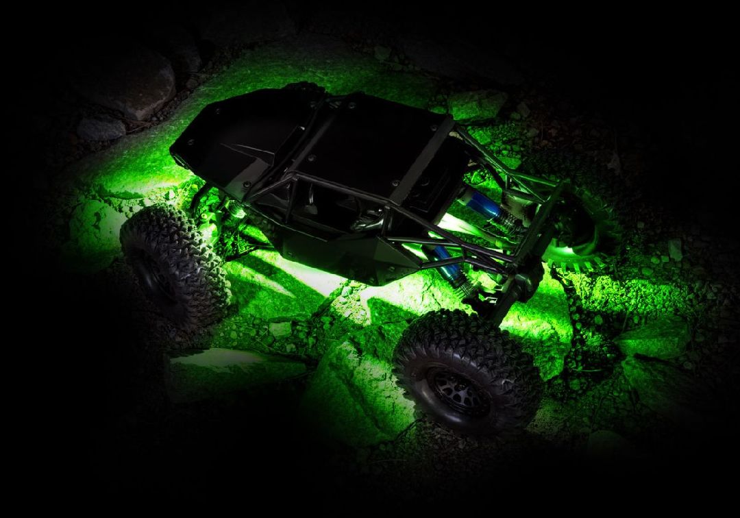 Traxxas TXC-4M Rock Lights Light Harness - Green
