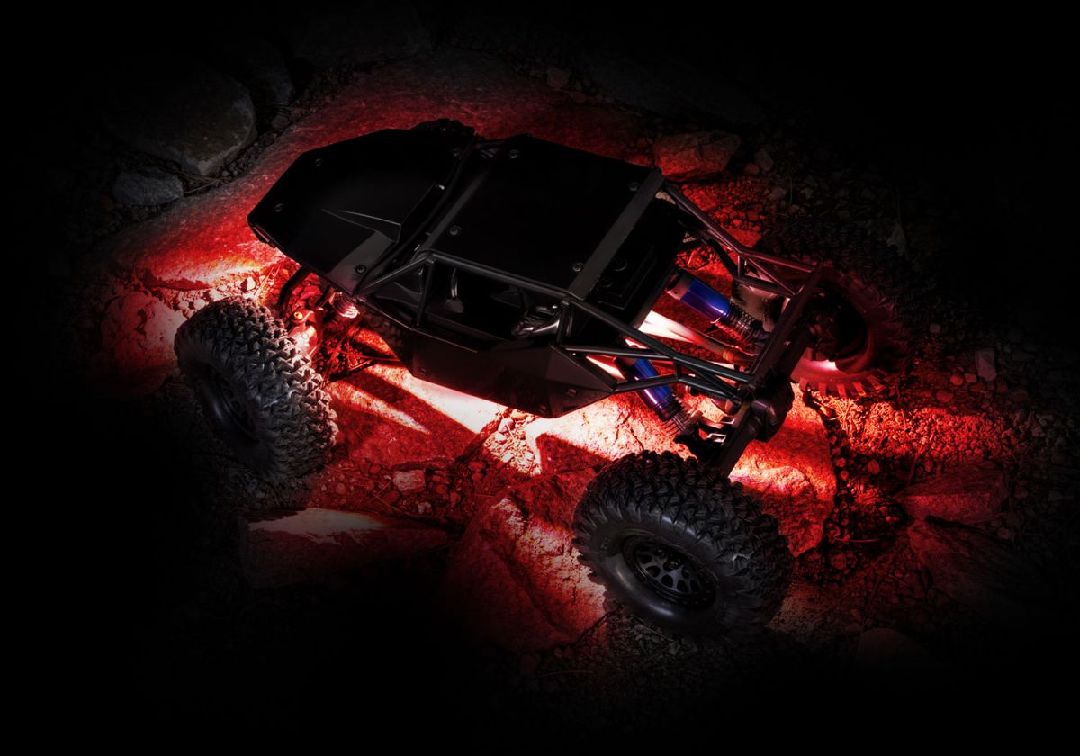 Traxxas TXC-4M Rock Lights Light Harness - Red