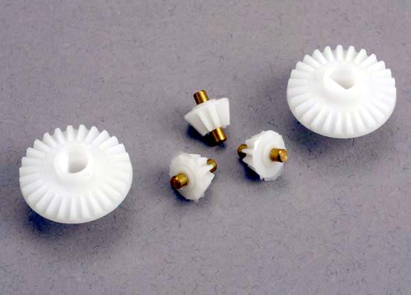 Traxxas Differential bevel gear set (3-sm/2-lg side bevel gears) - Click Image to Close
