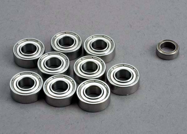 Traxxas Ball bearing set: 5x11x4mm (9)/ 5x8x2.5mm (1)