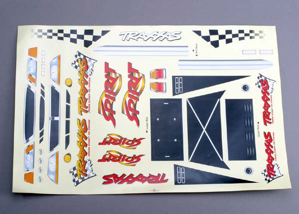 Traxxas Decals, Spirit