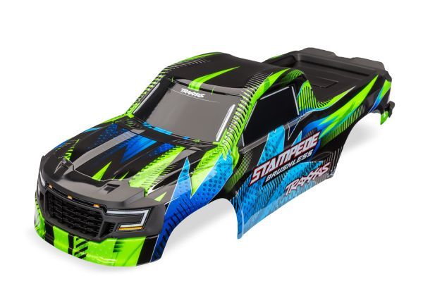 Traxxas Stampede 2WD Brushless Clipless Body - Green