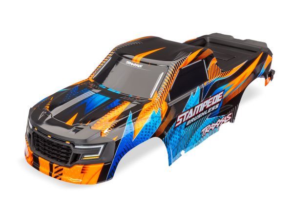 Traxxas Stampede 2WD Brushless Clipless Body - Orange