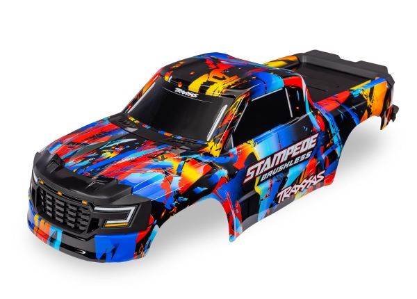 Traxxas Stampede 2WD Brushless Clipless Body - Rock n' Roll