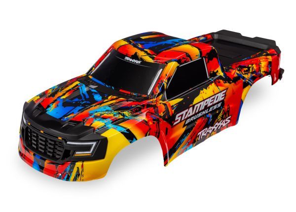 Traxxas Stampede 2WD Brushless Clipless Body - Solar Flare
