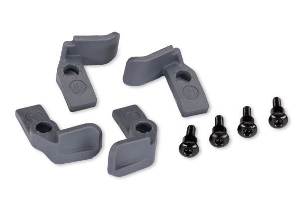 Traxxas Gray Clipless Bash Locks