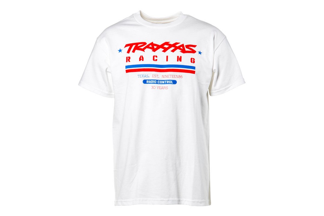 Traxxas Heritage Tee White Small - Click Image to Close