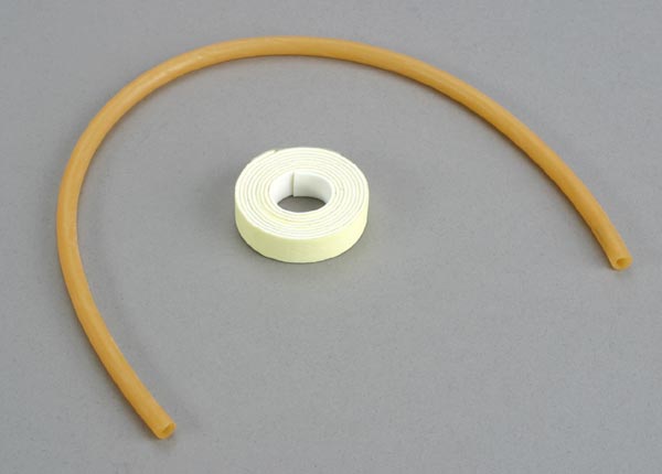 Traxxas Water seal-foam tape strip/water seal-notched rubbr tube