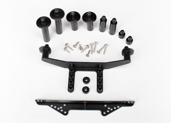 Traxxas Front & Rear Body Mount Set w/Hardware - Click Image to Close