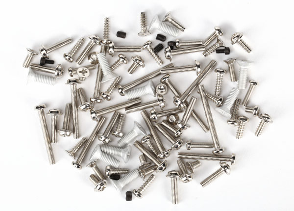 Traxxas Screw Set, Machine (Blue Eagle Series)(Includes 4mm Countersunk Aluminum Screws)