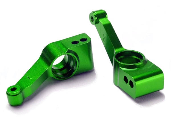 Traxxas Rear Stub Axle Carriers (green) (2) - Click Image to Close