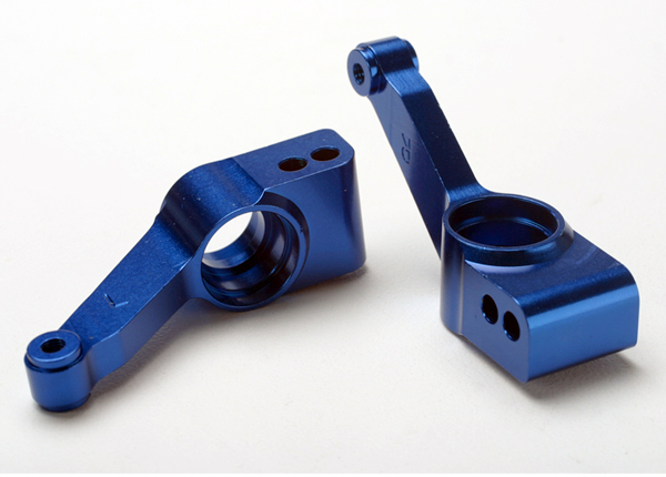 Traxxas Rear Stub Axle Carriers (Blue) (2) - Click Image to Close