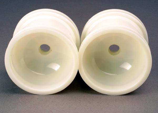 Traxxas 2.2" Lite Front Wheels (2) (White) - Click Image to Close