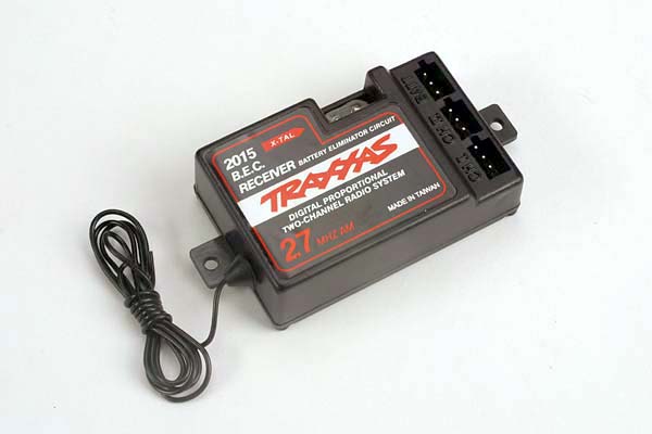 Traxxas 27mhz 2-Channel AM Receiver w/Bec