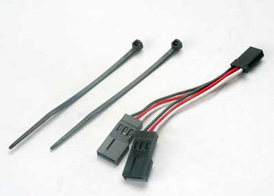 Traxxas Servo connector, Y Adapter (For Dual-Servo Steering) - Click Image to Close