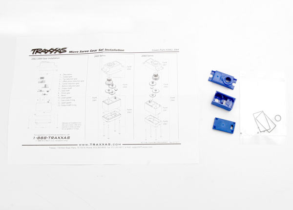 Traxxas Servo-Case/Gaskets - Click Image to Close