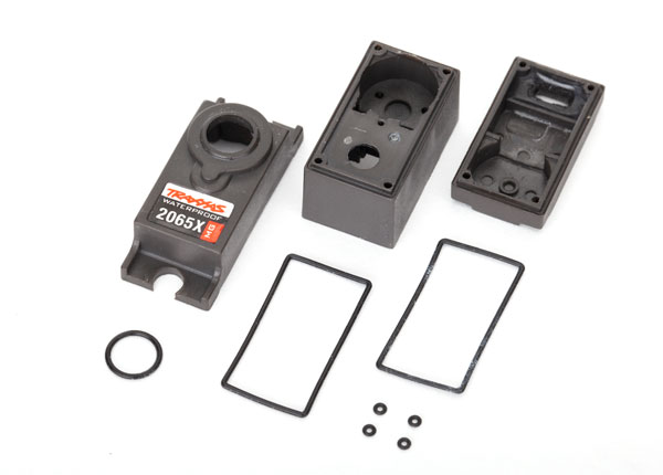 Traxxas Servo case/gaskets (for 2065X metal gear, waterproof, sub-micro servo)