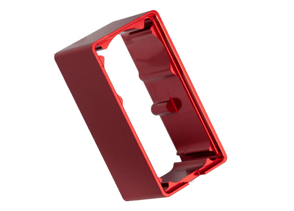 Traxxas Servo case, aluminum (red-anodized) (mid) (2255 servo) - Click Image to Close