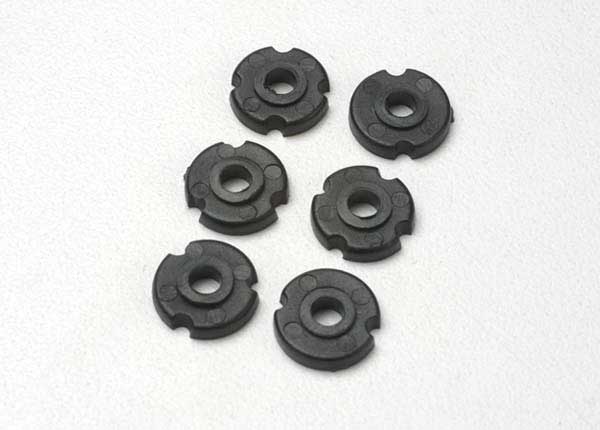 Traxxas Piston Head Set, Black Shock (Not Ultra Shock(S))