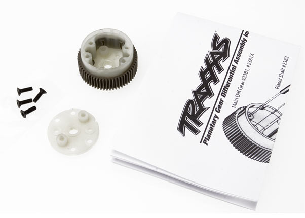 Traxxas Main Differential Case w/Steel Ring Gear - Click Image to Close