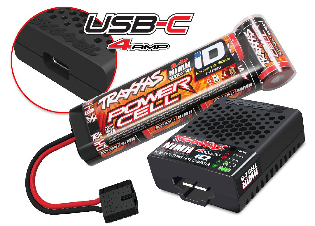Traxxas Bandit 1/10 Extreme Sports RTR Buggy with USB-C - Red