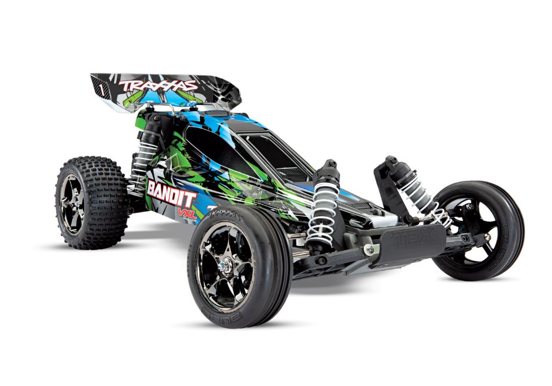 Traxxas Bandit VXL Brushless 1/10 RTR 2WD Buggy - Green, No Battery/Charger