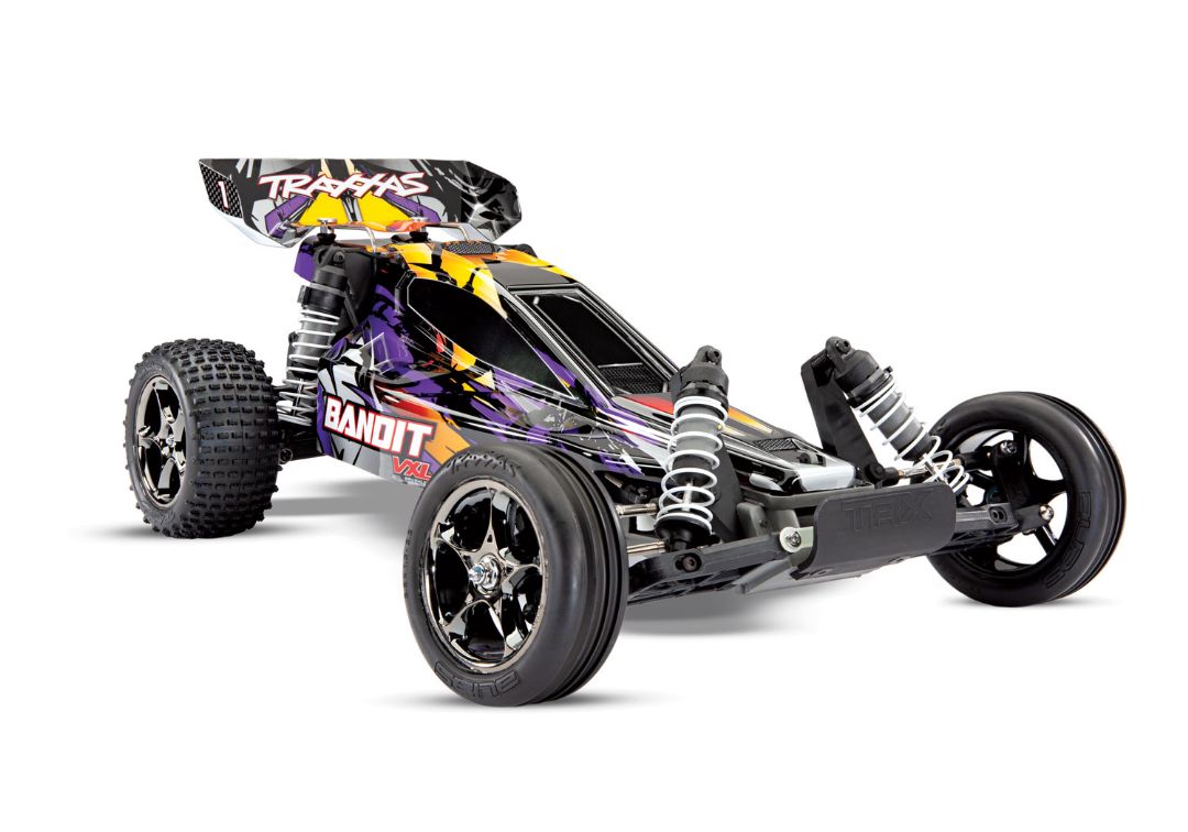 Traxxas Bandit VXL Brushless 1/10 RTR 2WD Buggy - Purple, No Battery/Charger