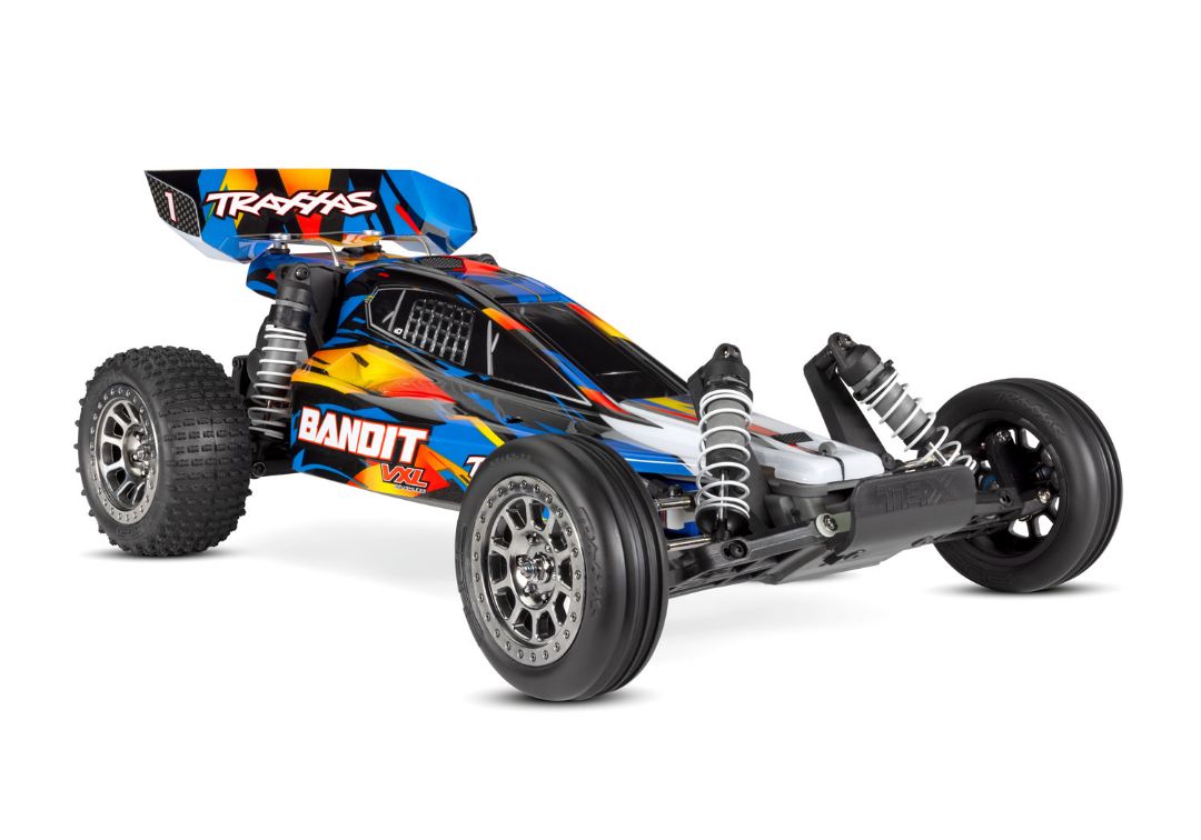 Traxxas Bandit VXL Brushless 1/10 RTR 2WD Buggy - Blue with Pro Series Magnum 272 Transmission, No Battery/Charger