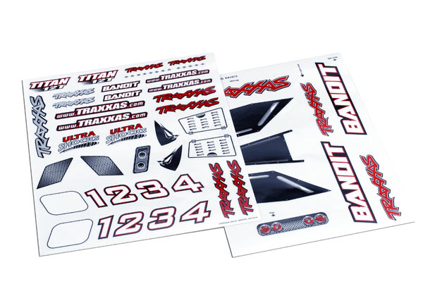 Traxxas Bandit Decal Sheet